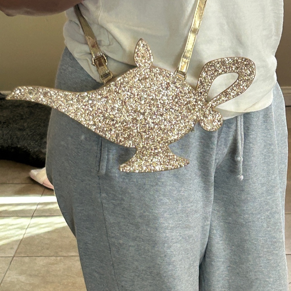Disney Gold Glitter Crossbody Bag
